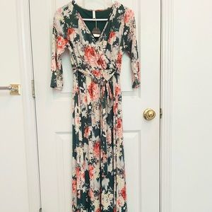 Floral maxi dress